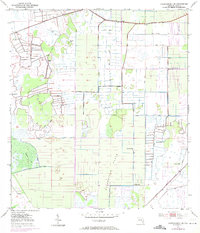Okeechobee 1 SE 1953 topographic map thumbnail