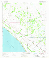 Okeechobee 4 NW 1953 topographic map thumbnail