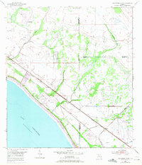 Okeechobee 4 NW 1953 topographic map preview