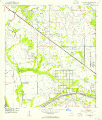 Okeechobee 4 SE topographic map thumbnail