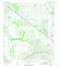 Okeechobee 4 SE 1953 topographic map thumbnail