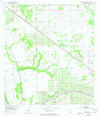 Okeechobee 4 SE 1953 topographic map thumbnail