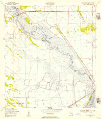 Okeechobee NW 1952 topographic map thumbnail