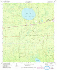 Olustee 1963 topographic map thumbnail
