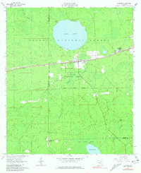 Olustee 1963 topographic map preview