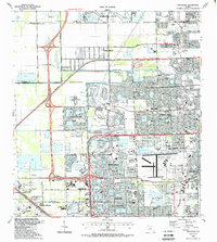 Opa-Locka 1988 topographic map thumbnail
