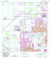 Opa-locka 1962 topographic map thumbnail