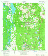 Orange City 1964 topographic map thumbnail