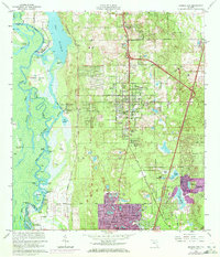 Orange City 1964 topographic map thumbnail