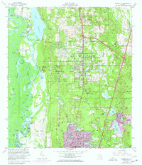 Orange City 1964 topographic map thumbnail