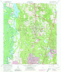 Orange City 1964 topographic map thumbnail