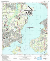 Orange Park 1993 topographic map thumbnail