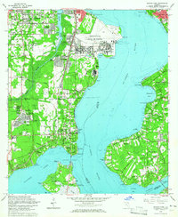 Orange Park 1964 topographic map thumbnail