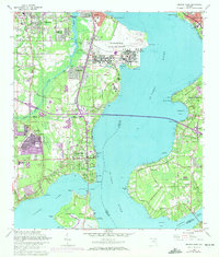 Orange Park 1964 topographic map thumbnail
