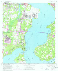 Orange Park 1964 topographic map thumbnail