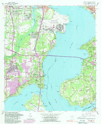 Orange Park 1964 topographic map thumbnail