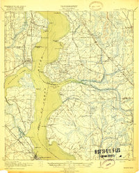 Orange Park 1918 topographic map thumbnail