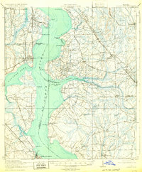 Orange Park 1918 topographic map thumbnail