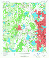 Orlando West 1956 topographic map thumbnail