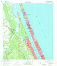 Ormond Beach 1956 topographic map thumbnail