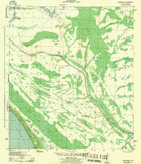 Overstreet 1943 topographic map thumbnail