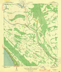 Overstreet 1943 topographic map preview