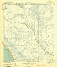 Overstreet 1943 topographic map preview