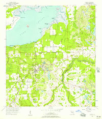 Oviedo 1956 topographic map thumbnail