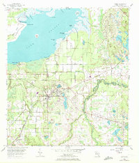 Oviedo 1956 topographic map thumbnail