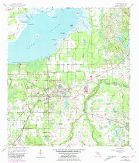 Oviedo 1956 topographic map thumbnail