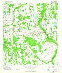 Oviedo SW 1953 topographic map thumbnail