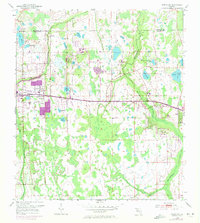 Oviedo SW 1953 topographic map thumbnail