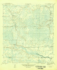 Owens Bridge 1946 topographic map thumbnail