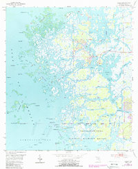 Ozello 1954 topographic map preview