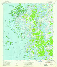 Ozello 1954 topographic map preview