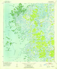 Ozello 1954 topographic map thumbnail