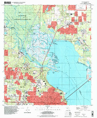 Pace 1994 topographic map thumbnail