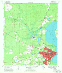 Palatka 1968 topographic map thumbnail