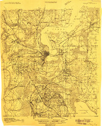 Palatka 1912 topographic map thumbnail