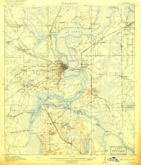 Palatka 1915 topographic map thumbnail