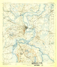 Palatka 1915 topographic map thumbnail