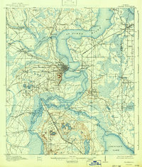 Palatka 1915 topographic map thumbnail