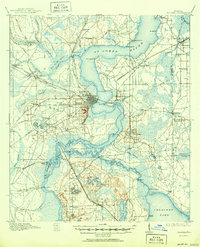 Palatka 1915 topographic map thumbnail