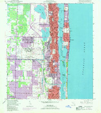 Palm Beach 1946 topographic map thumbnail