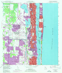 Palm Beach 1946 topographic map thumbnail