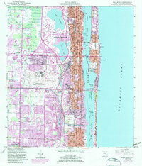 Palm Beach 1946 topographic map thumbnail