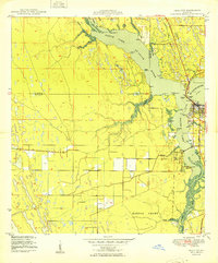 Palm City 1950 topographic map thumbnail