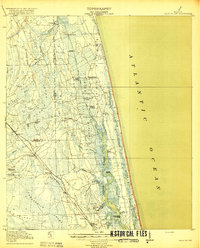 Palm Valley 1918 topographic map thumbnail
