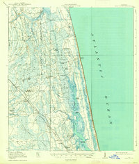 Palm Valley 1918 topographic map thumbnail
