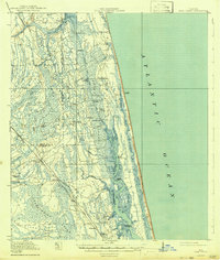 Palm Valley 1918 topographic map thumbnail